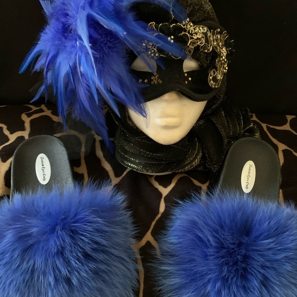 Fetish Eyez Only Shoes - Furry fur slides and more!